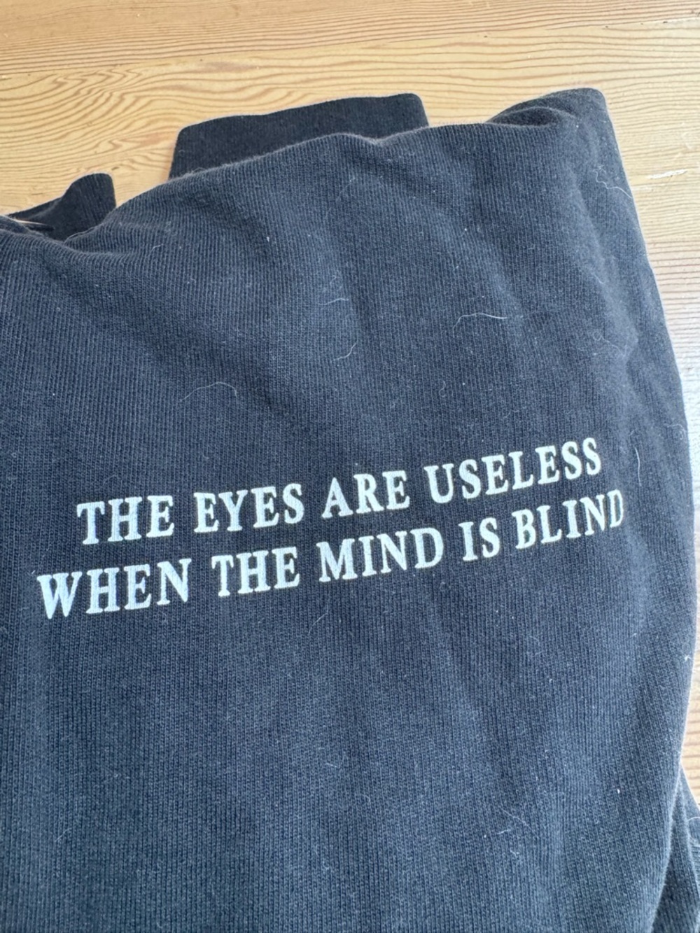 Killstar Black Hoodie with White Label Graphic - Picture 4 of 5